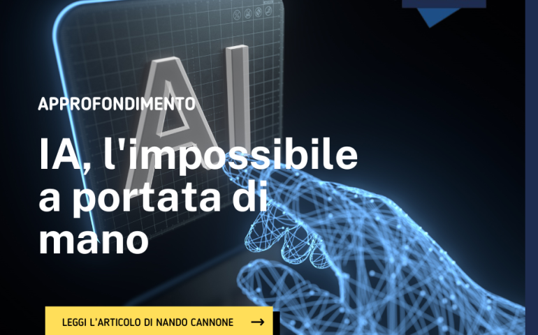 L'IA, l'impossibile a portata di mano