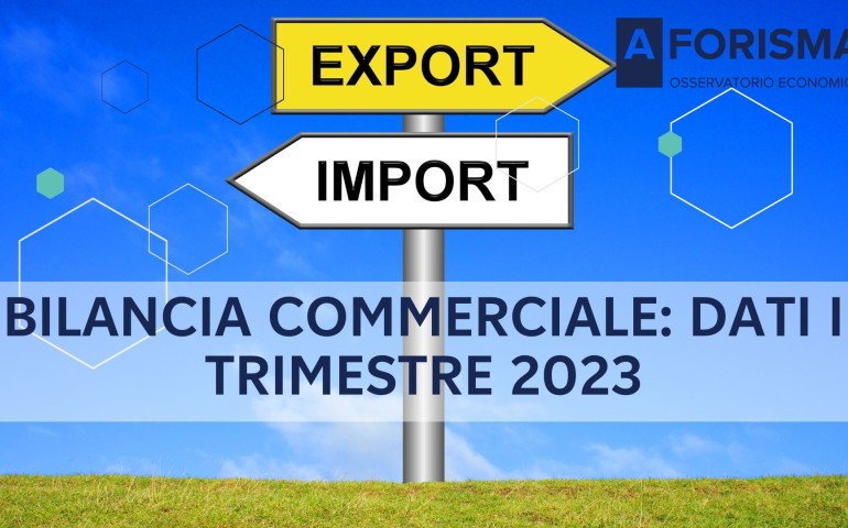 Bilancia Commerciale dati I trimestre 2023